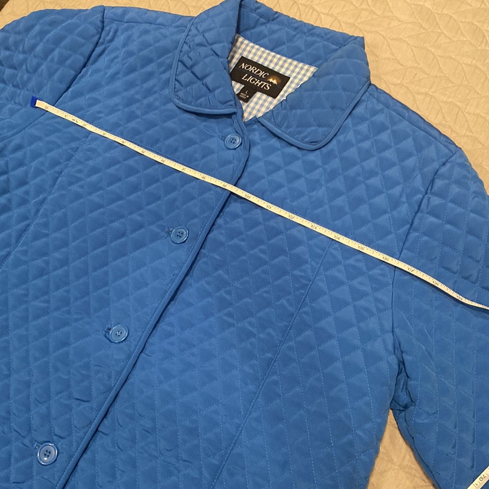 Quilted Diamond Pattern Coat - image 7